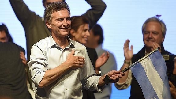 El conservador Mauricio Macri.