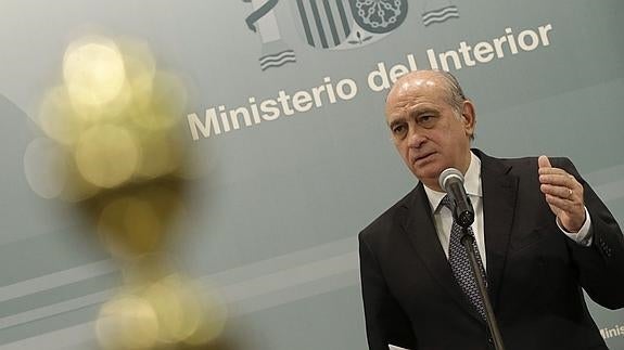 El ministro del Interior, Jorge Fernández Díaz.