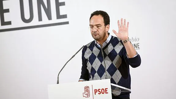 Antonio Hernando, portavoz socialista en el Congreso.
