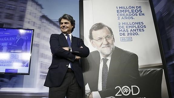 El director de Campaña del PP, Jorge Moragas.