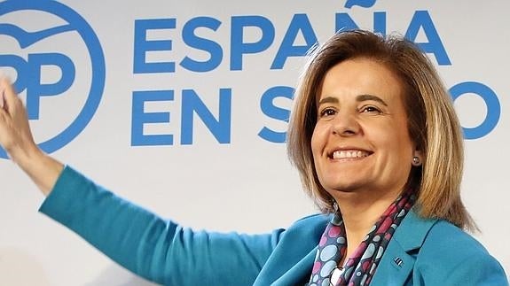 La ministra de Empleo y Seguridad Social, Fátima Báñez.