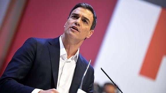 El líder del PSOE, Pedro Sánchez. 