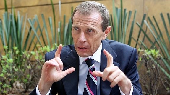 Butragueño, durante un acto institucional del Real Madrid. 