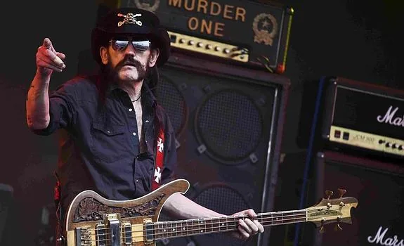 Lemmy Kilmister, líder y cantante de la banda Motörhead. 
