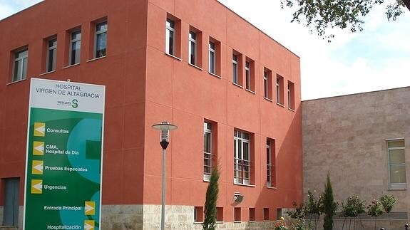 Fachada del Hospital de Manzanares.