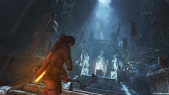 Una secuencia de 'Rise of the Tomb Raider'.