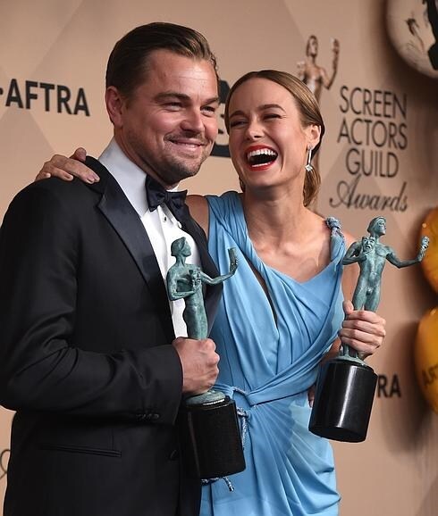 Leonardo DiCaprio y Brie Larson. 