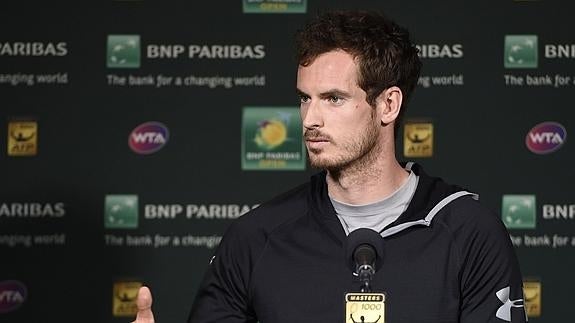 Murray, durante un acto. 