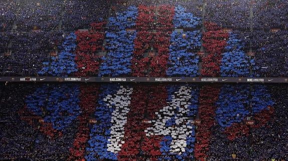 Mosaico en homenaje a Cruyff. 