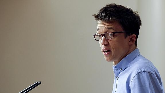 El portavoz de Podemos en el Congreso, Íñigo Errejón.