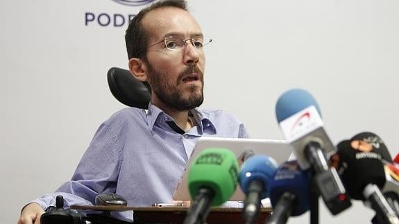 El secretario de Organización de Podemos, Pablo Echenique.