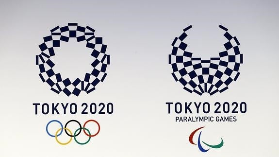 Los nuevos logotipos de los Juegos Olímpicos de Tokio 2020. 