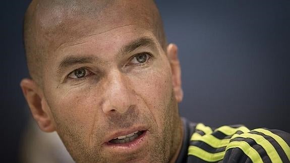 Zinedine Zidane, técnico del Real Madrid. 