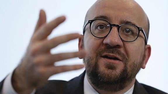 El primer ministro belga, Charles Michel. 