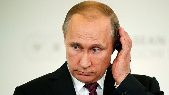 Vladimir Putin, durante una cumbre. 