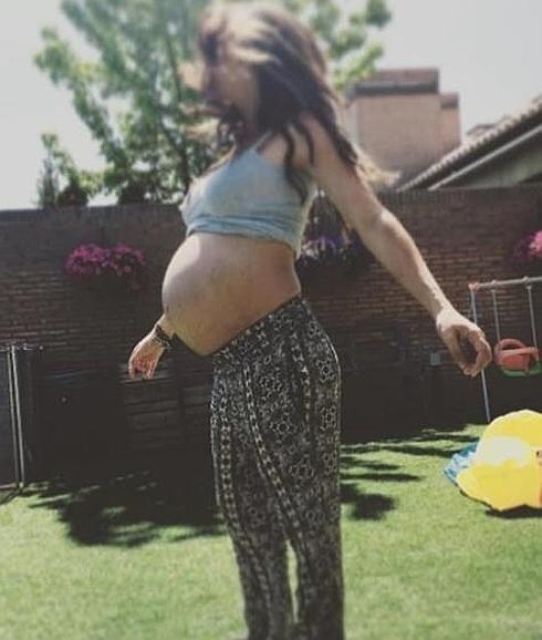 Sara Carbonero muestra esta imagen en la recta final de su embarazo.