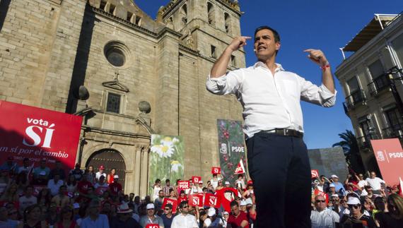 El líder del PSOE, Pedro Sánchez. 