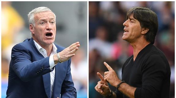 Didier Deschamps y Joachim Löw. 