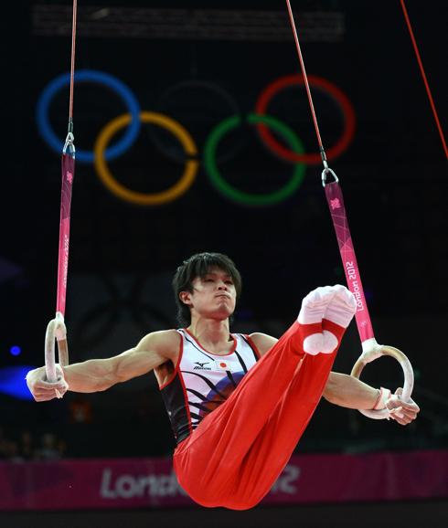 Kohei Uchimura, en los juegos de Londres.