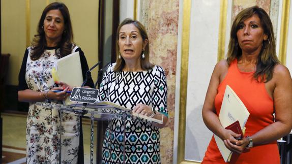 Ana Pastor, durante su comparecencia en el Congreso. 