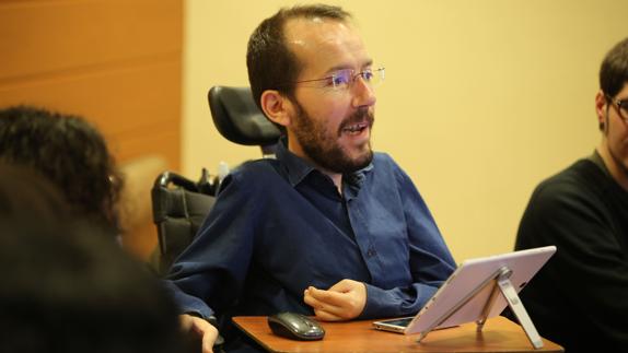 El secretario de Organización de Podemos, Pablo Echenique.