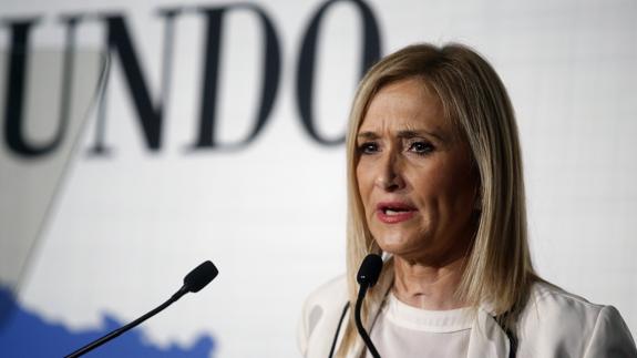 La presidenta de la Comunidad de Madrid, Cristina Cifuentes.