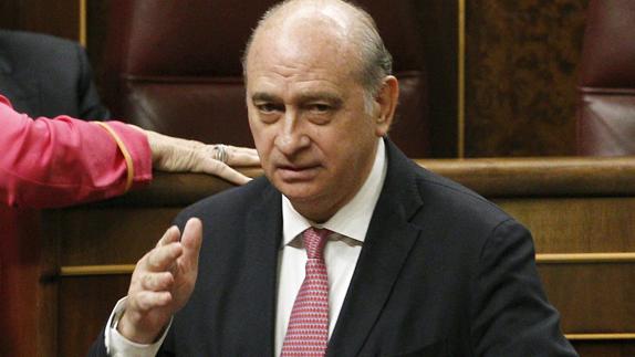 El ministro del Interior, Jorge Fernández Díaz.