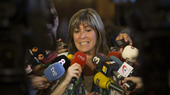 La alcaldesa de L´Hospitalet de Llobregat y diputada del PSC, Núria Marín.