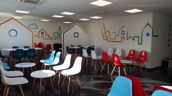 Imagen de la sala de espera de la UCI del hospital.