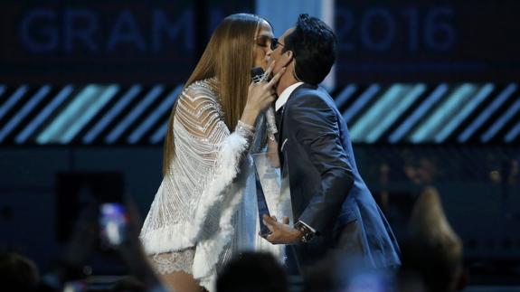 Jennifer Lopez y Marc Anthony. 