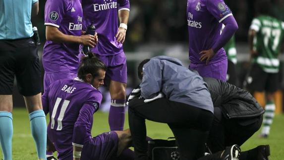 Gareth Bale, al resultar lesionado el martes. 