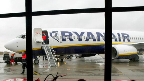 Avión de Ryanair.