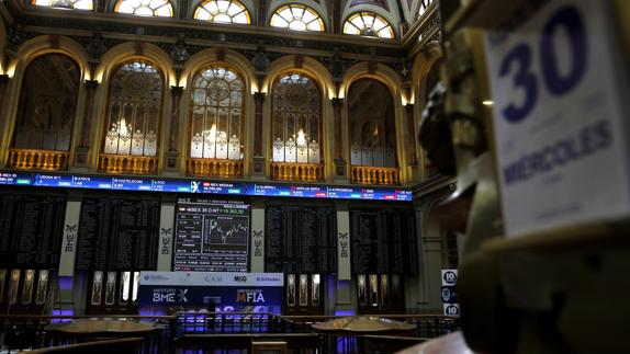 Bolsa de Madrid.