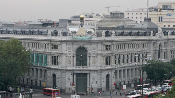 Sede central del Banco de España en Madrid.