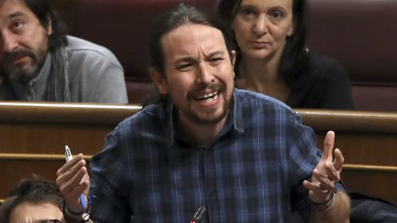 El líder de Podemos, Pablo Iglesias.