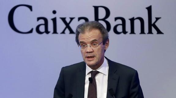 El presidente de CaixaBank, Jordi Gual. 