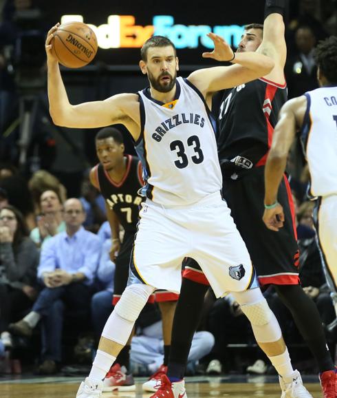 Marc Gasol, durante un partido. 