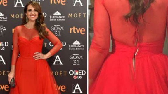 El vestido de Paula Echevarría.