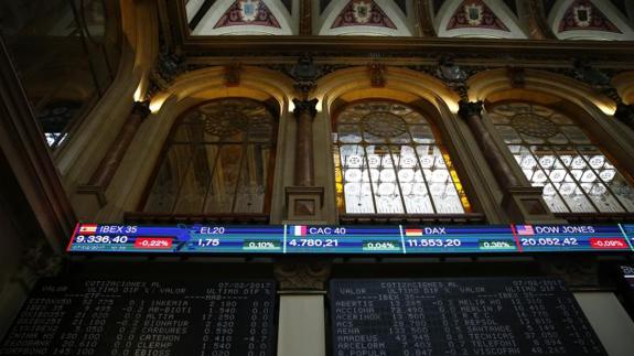 Bolsa de Madrid.