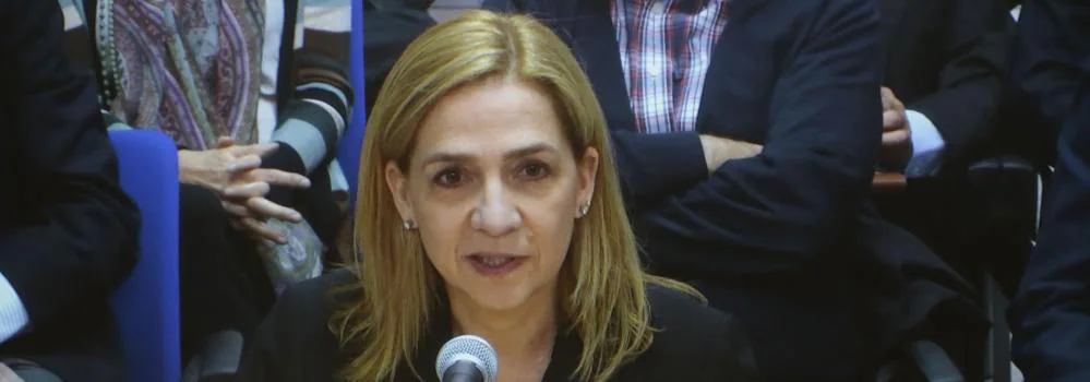 La infanta Cristina.