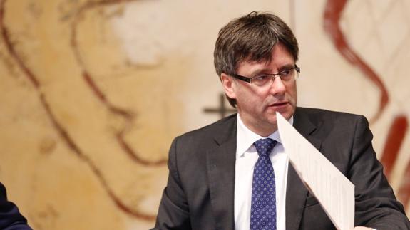 El presidente de la Generalitat, Carles Puigdemont.