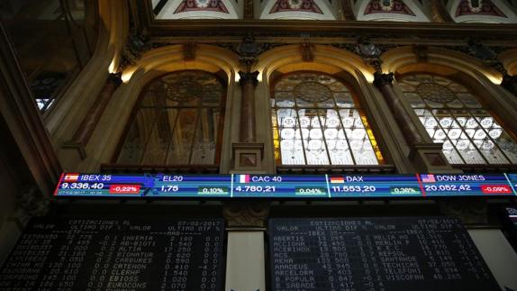 Bolsa de Madrid.