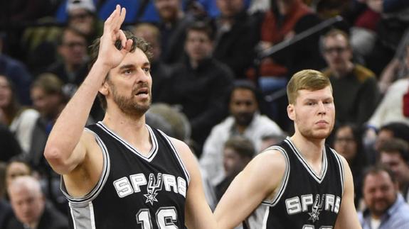 Pau Gasol, campeón de la División Suroeste con los Spurs