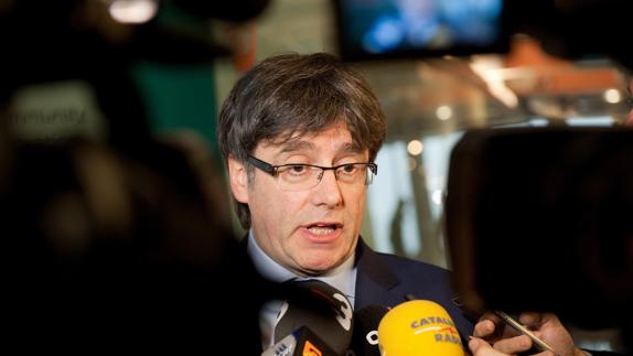 El presidente de la Generalitat catalana, Carles Puigdemont.