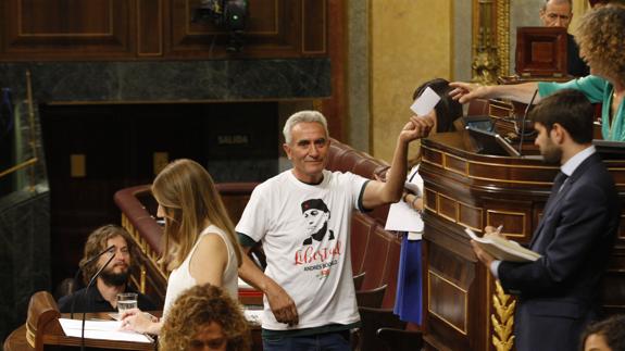 Diego Cañamero, diputado de Podemos.