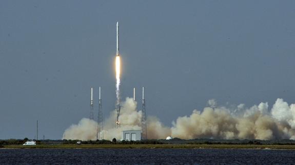 El Falcon 9 de SpaceX. 