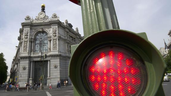 Fachada del Banco de España.