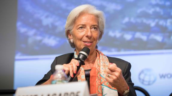 La presidenta del FMI, Christine Lagarde.