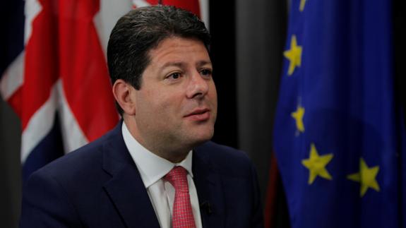 Picardo, ministro principal de Gibraltar. 