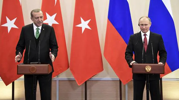 Erdogan y Putin.